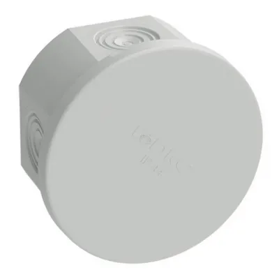 Коробка розподільча ДКС 65x35 сіра IP44 (53500)