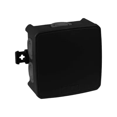 Коробка розподільча СКІМ K85B 88х88х52 чорна IP55 (B1102007)