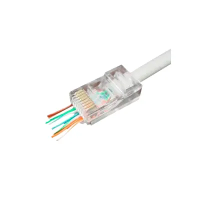Конектор наскрізний RJ45 Cat.5E (100 шт)
