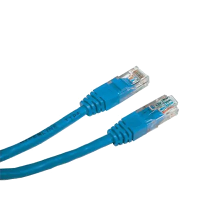 Патч-корд E-server UTP, 0.5 м, кат. 5e синій