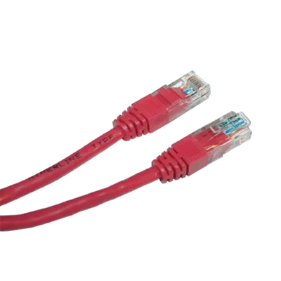 Патч-корд E-server UTP, 0.5 м, кат. 5e красний