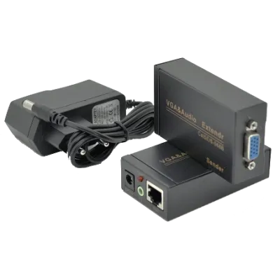Cat5e / 6e 100м 1080P Активний подовжувач VGA сигналу