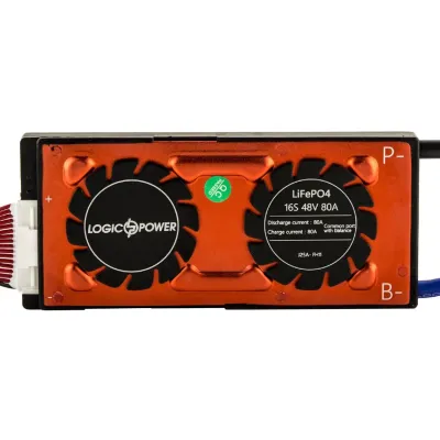 BMS плата LiFePO4 48V 16S 80A симметрия