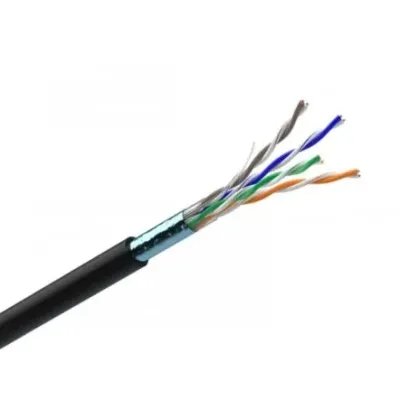 Вита пара внутр екран ЗЗКМ cat 5e  F/UTP 4х2х24 AWG 0,51 (К) (305м)