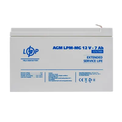 Акумулятор мультигелевий LPM-MG 12V - 7 Ah