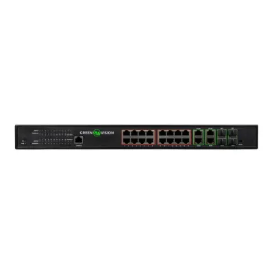Комутатор мережевий POE GV-020-AI-16G+4G+4SFP