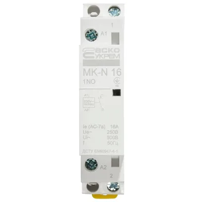 Модульний контактор АСКО-УКРЕМ MK-N 1P 16A 1NO 220V (A0040030020)