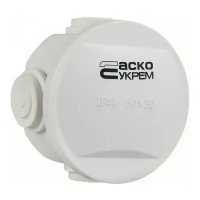 Коробка розподільча АСКО-УКРЕМ 50x50 біла IP44 (A0150170015)