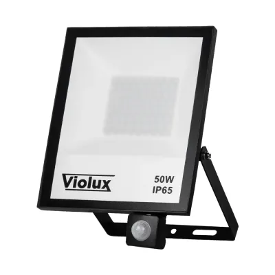 Прожектор LED Violux NORD-S 50W SMD 6000K 4250lm IP65 з датчиком руху (400122)