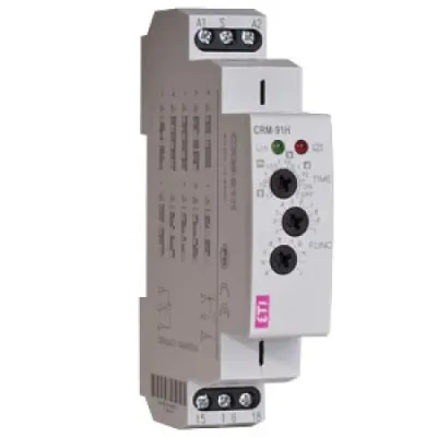 Багатофункціональне реле часу ETI CRM-91H UNI 12-240V AC/DC (1x16A_AC1) (2470001)