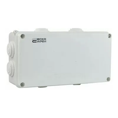Коробка розподільча АСКО-УКРЕМ 200х100х70 біла IP65 (A0150170021)
