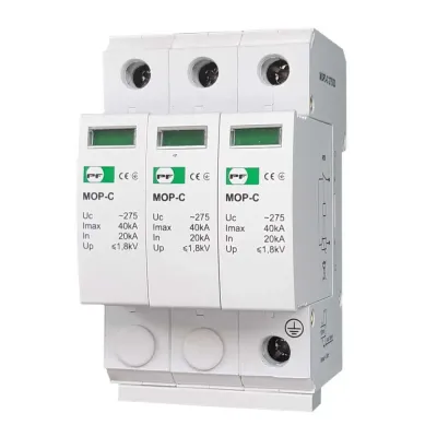 Обмежувач перенапруги MOP3-C 20кА/40кА/275В Промфактор (MOP3-C275/20)
