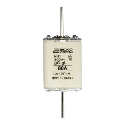 Запобіжник NH1 80A gG АСКО-УКРЕМ (A0050010027)