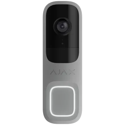 Ajax Doorbell Grey RAL 7004 Відеодзвінок