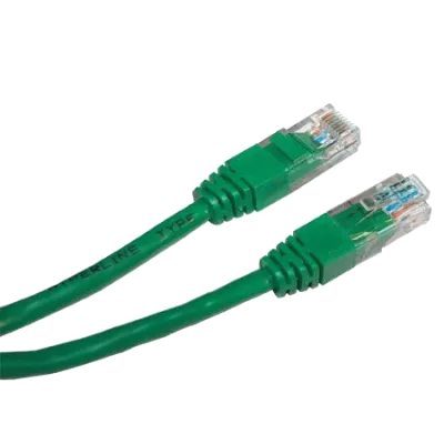 Патч-корд E-server UTP, 0.5 м, кат. 5e зелений