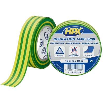 HPX IE1910 HPX5200 19мм х 10м Стрічка ПВХ ізоляційна