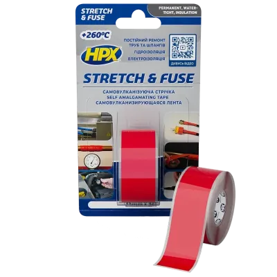HPX SO2503 Stretch&Fuse 25мм х 3м Стрічка силіконова вулканізуюча