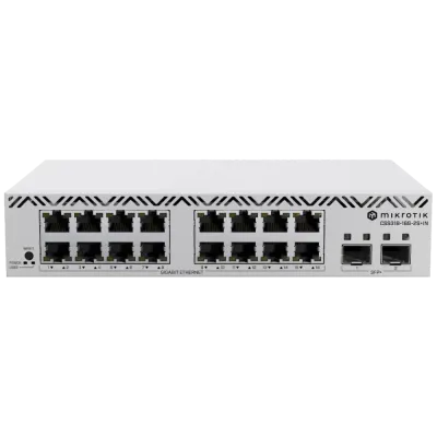 MikroTik CSS318-16G-2S+IN Комутатор 16 портів керований