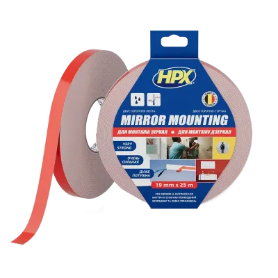 HPX DS1905 MIRROR MOUNTING 19мм х 25м Стрічка двохстороння спінена для дзеркал