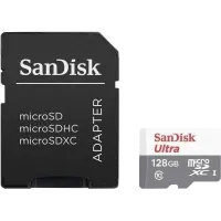 SANDISK Ultra microSDXC 128GB + SD Adapter Class 10 UHS-I Карта пам'яті