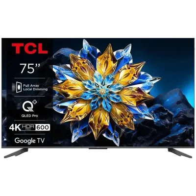 TCL 75C69BPRO Pro 4K Smart Google TV Titan ONKYO Телевізор