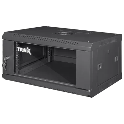 Trinix TRX-6U/600x450x370 Black Комутаційна шафа