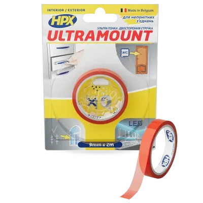 HPX UM0902 ULTRA MOUNT 9мм х 2м Стрічка двохстороння
