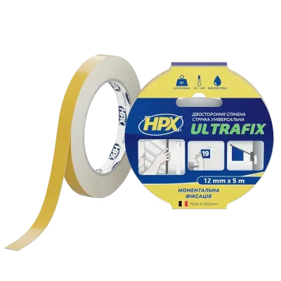 HPX DSU1205 ULTRAFIX 12мм х 5м Стрічка двохстороння