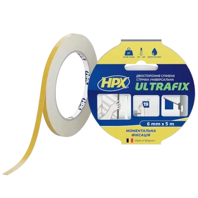 HPX DSU0605 ULTRAFIX 6мм х 5м Стрічка двохстороння