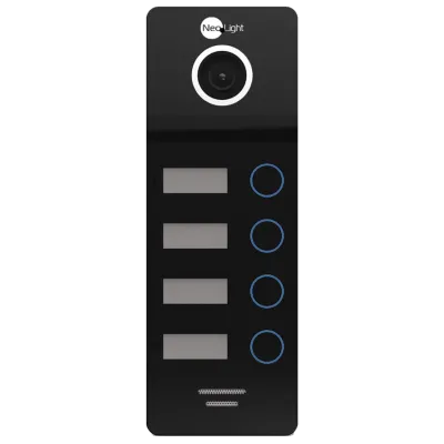 NeoLight MEGA/4 FHD black Виклична панель