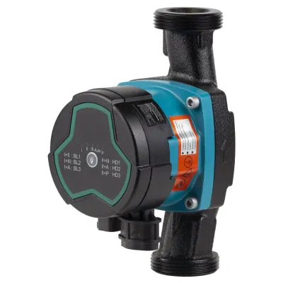 Насос циркуляційний енергозберігаючий 5-39Вт Hmax 6м Qmax 53л/хв Ø1½